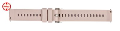 Silicone strap Ricardo 18mm (for Garmin Venu 2S, Vivoactive 4S, Forerunner 265S, Venu 3S etc.), pink, Quick Release
