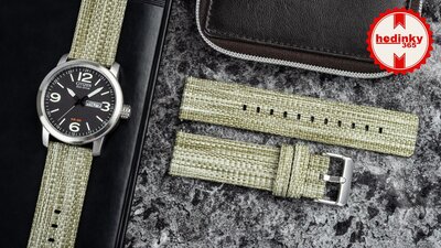 Nylon strap Ricardo 22mm (for Garmin Venu 3, Forerunner 265, Vivoactive 4 etc.), green, Quick Release