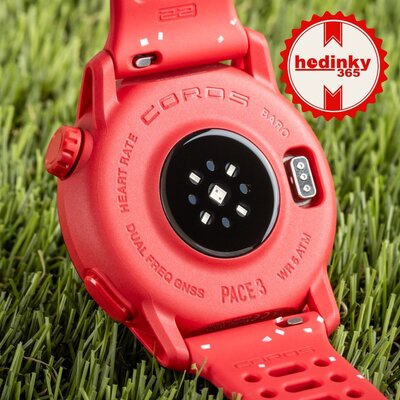 Coros Pace 3 Red / Silicone Band