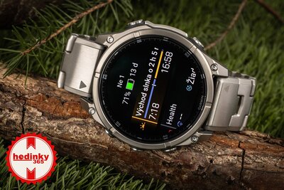 Garmin Fenix 8 AMOLED 47 mm, Exclusive Titanium Graphite Titanium Band (Premium) (+ extra strap)