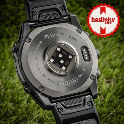 Garmin Fenix 8 AMOLED 51mm, Sapphire Carbon Gray DLC Titanium Black