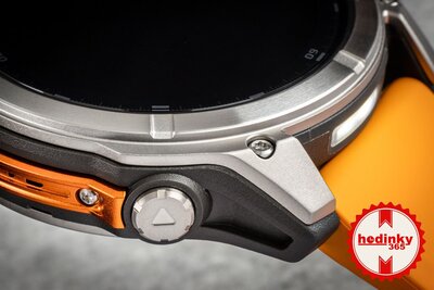 Garmin Fenix 8 AMOLED 51 mm, Sapphire Titanium Graphite Spark Orange Band