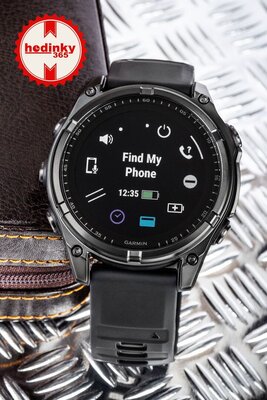 Garmin Fenix 8 SOLAR 47 mm, Sapphire Carbon Gray DLC Titanium Black