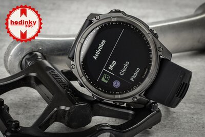 Garmin Fenix 8 SOLAR 51 mm, Sapphire Carbon Gray DLC Titanium Black