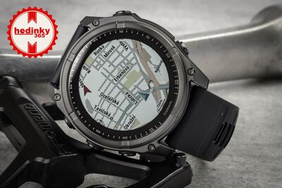 Garmin Fenix 8 SOLAR 51 mm, Sapphire Carbon Gray DLC Titanium Black