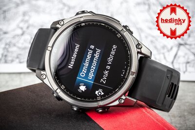 Garmin Fenix 8 AMOLED 47 mm, Sapphire Carbon Gray DLC Titanium Black