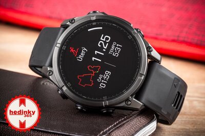 Garmin Fenix 8 AMOLED 47 mm, Sapphire Carbon Gray DLC Titanium Black
