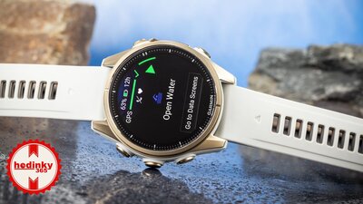 Garmin Fenix 8 AMOLED 43 mm, Sapphire Soft Gold Stainless Steel Fog Gray