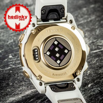 Garmin Fenix 8 AMOLED 43 mm, Sapphire Soft Gold Stainless Steel Fog Gray