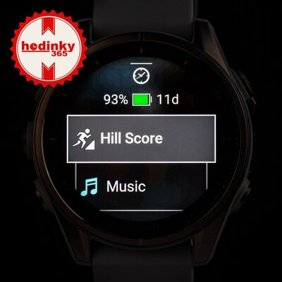 Garmin Fenix 8 AMOLED 43 mm, Sapphire Soft Gold Stainless Steel Fog Gray