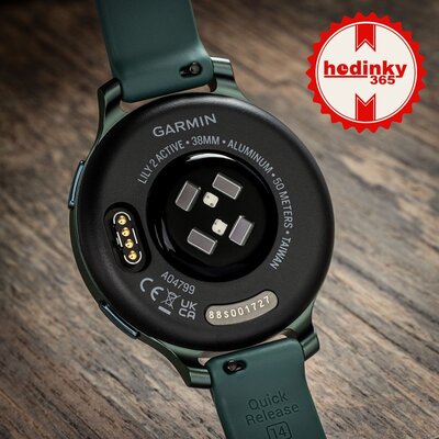 Garmin Lily 2 Active Jasper Green / Jasper Green Silicone Band