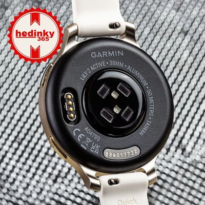 Garmin Lily 2 Active Lunar Gold / Bone Silicone Band