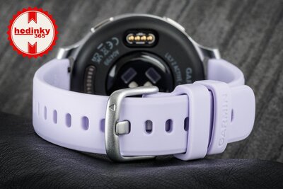 Garmin Lily 2 Active Silver / Purple Jasmine Silicone Band