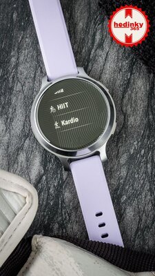 Garmin Lily 2 Active Silver / Purple Jasmine Silicone Band