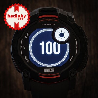 Garmin Instinct 3 SOLAR 50mm, Charcoal