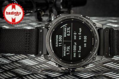 Garmin Tactix 8 Sapphire SOLAR Elite 51mm, Black (+ extra strap)