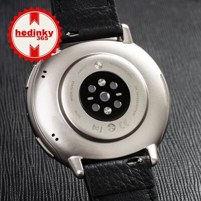 Amazfit Active 2 Premium (Round) Black Leather (+ spare strap)