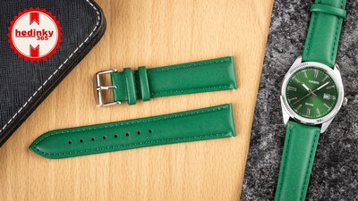 Leather strap Ricardo Ancona, Green, Quick Release