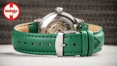 Leather strap Ricardo Ancona, Green, Quick Release