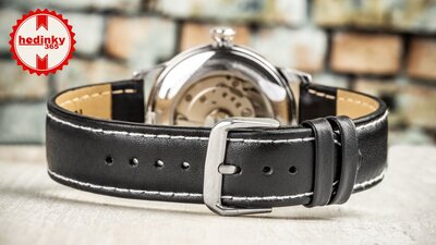 Leather strap Ricardo Napoli, black