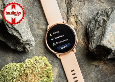 Garmin Vívoactive 6, Metallic Pink Dawn / Pink Dawn, Silicone Band