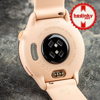 Garmin Vívoactive 6, Metallic Pink Dawn / Pink Dawn, Silicone Band