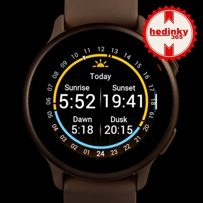 Garmin Vívoactive 6, Metallic Pink Dawn / Pink Dawn, Silicone Band