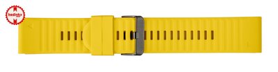 Silicone strap Ricardo 26mm (pro Garmin Fenix 8/7X/6X (51mm), Tactix aj.), Yellow V2, QuickFit