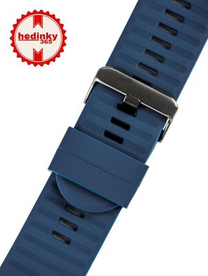 Ricardo Silicone Strap 26mm (for Garmin Fenix 8/7X/6X (51mm), Tactix etc.), blue