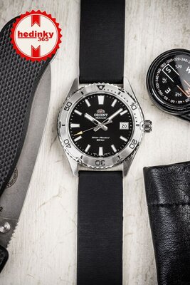 Silicone strap Ricardo Tivoli, black, Quick Release