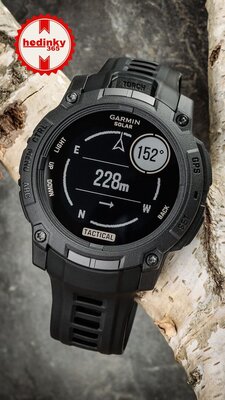 Garmin Instinct 3 SOLAR 50mm, Tactical Edition, Black