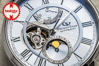 Orient Star Classic M45 F7 Moon Phase Open Heart Automatic RE-BT0007L00B Limited Edition 190pcs (+ spare strap)