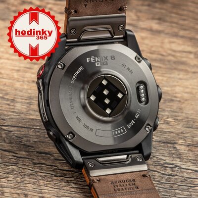 Garmin Fenix 8 Pro AMOLED 51mm, Sapphire Carbon Gray DLC Titanium (Premium) (+ extra strap)