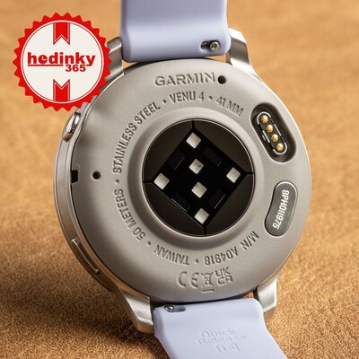 Garmin Venu 4 41mm Silver / Periwinkle, Silicone Band