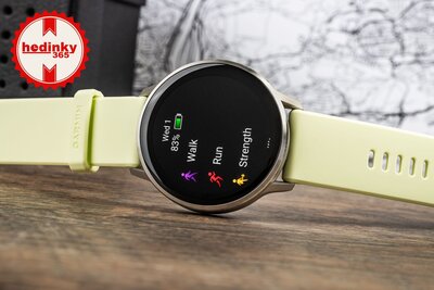 Garmin Venu 4 45mm Silver / Citron, Silicone band