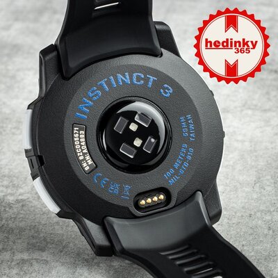 Garmin Instinct 3 SOLAR 50mm, Black/Bolt Blue