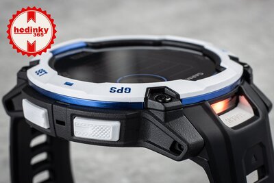 Garmin Instinct 3 SOLAR 50mm, Black/Bolt Blue