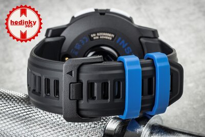 Garmin Instinct 3 SOLAR 50mm, Black/Bolt Blue