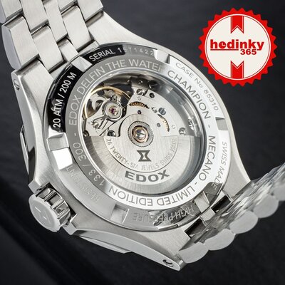 Edox Delfin Mecano 85310-3dm-ngin Limited Edition 300pcs (+ winder)