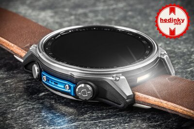 Garmin D2 Mach 2 47mm (Premium), Oxford Brown Leather Band (+ extra strap)