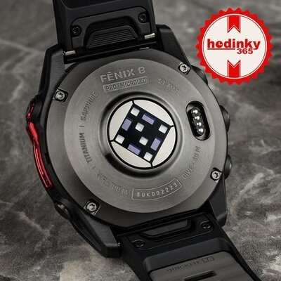 Garmin Fenix 8 Pro MicroLED 51mm, Sapphire Carbon Gray DLC Titanium Black