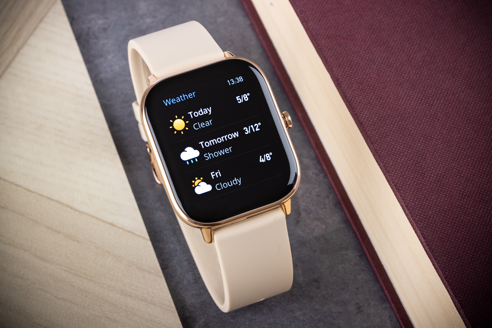 xiaomi amazfit gts desert gold