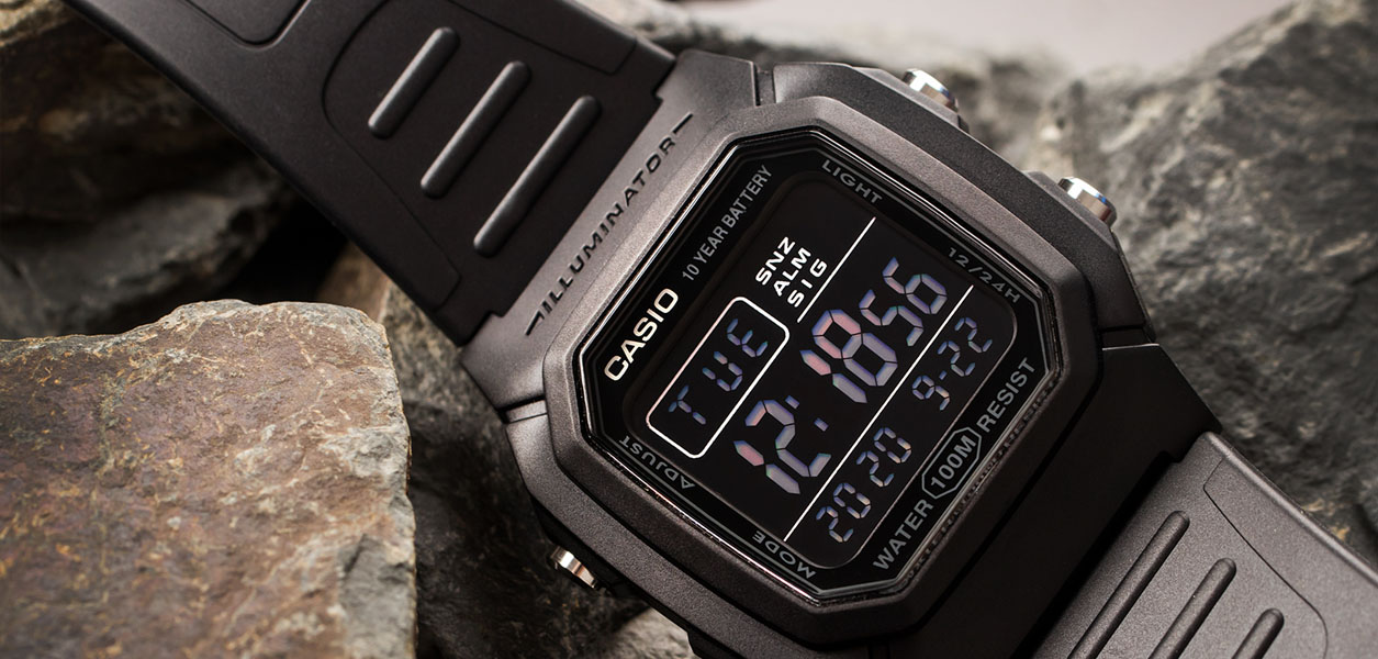 Casio illuminator w800h clearance