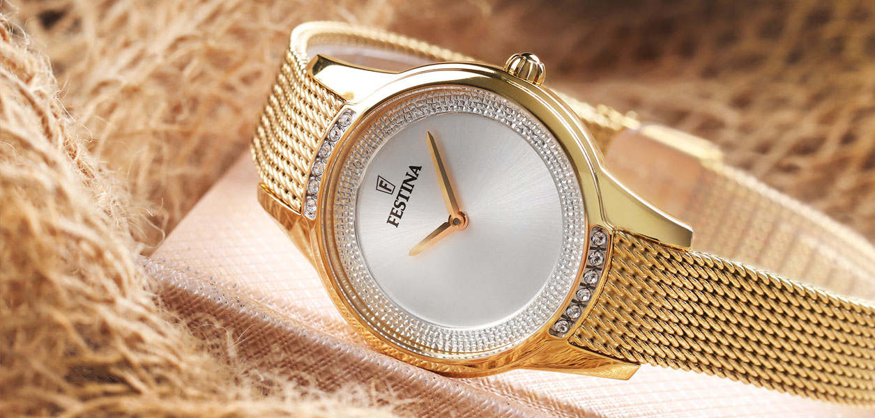 Festina watch swarovski discount