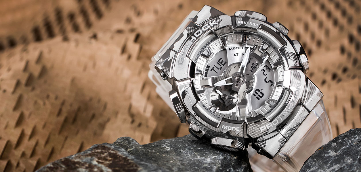 Watch Casio G-Shock Original GM-110SCM-1AER Skeleton Camouflage Series