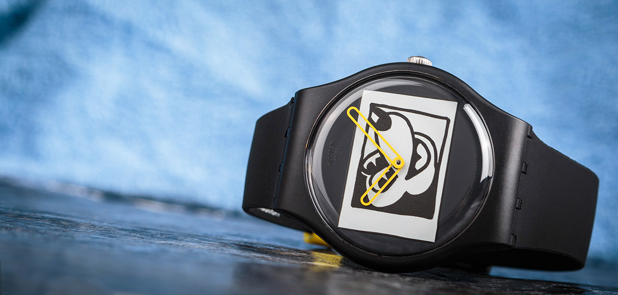 Montre swatch keith haring deals