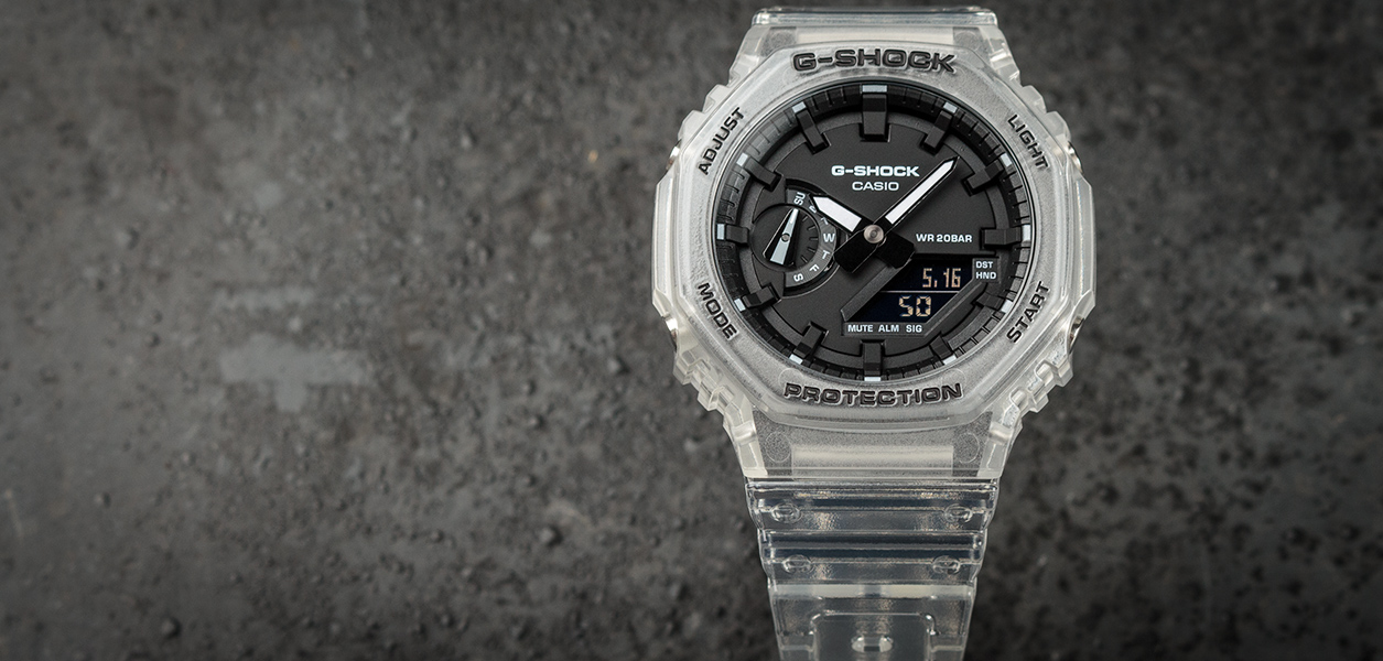 Casio G-Shock Original GA-2100SKE-7AER Skeleton Series (CasiOak)