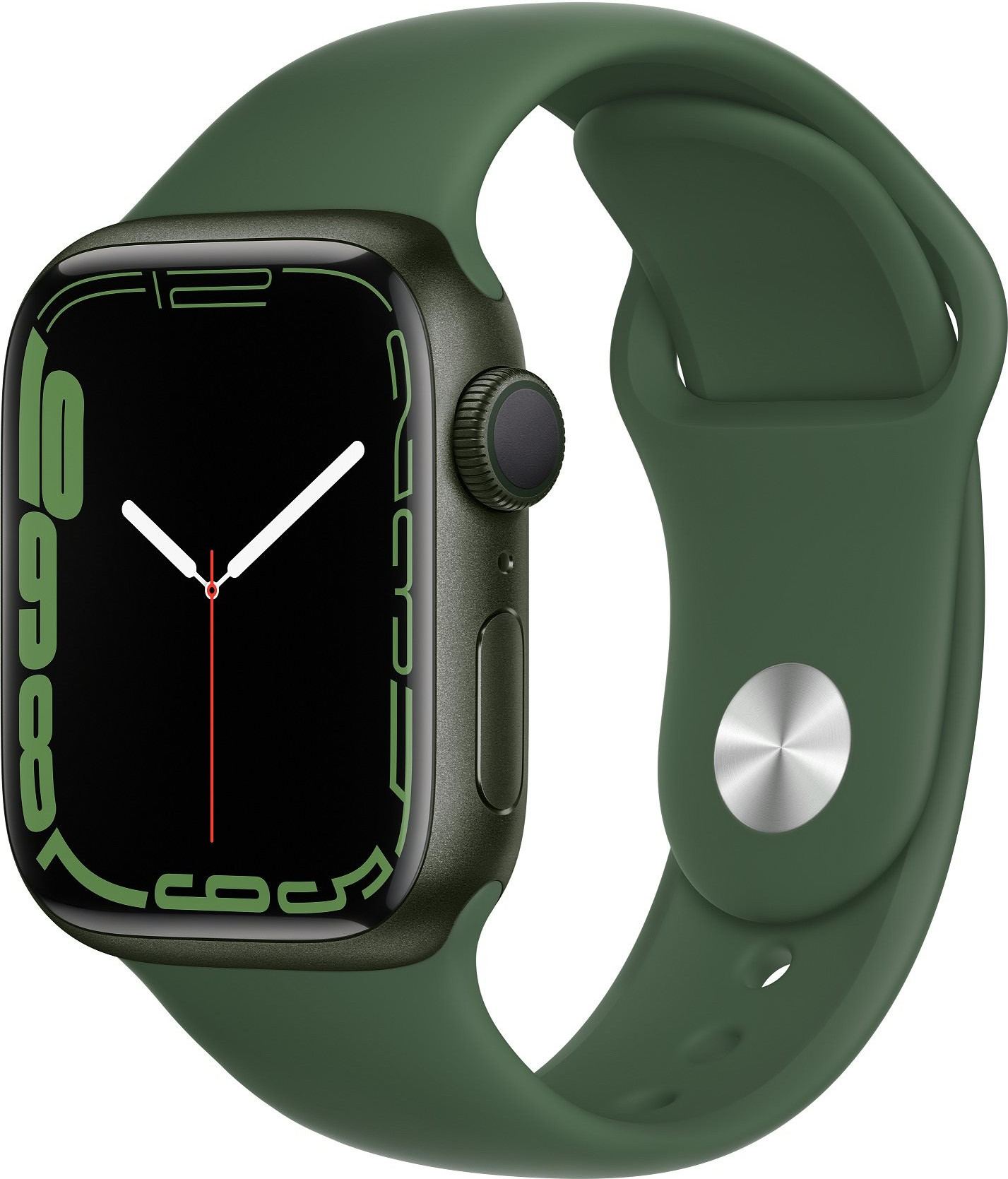 Watch Apple Watch Series 7 GPS, 41mm, Green Aluminium Case with Clover  Sport Band