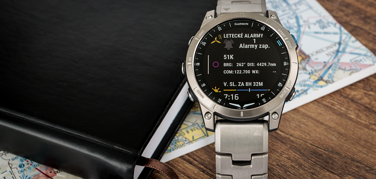 Montre GPS Garmin D2 Mach 1 - titane