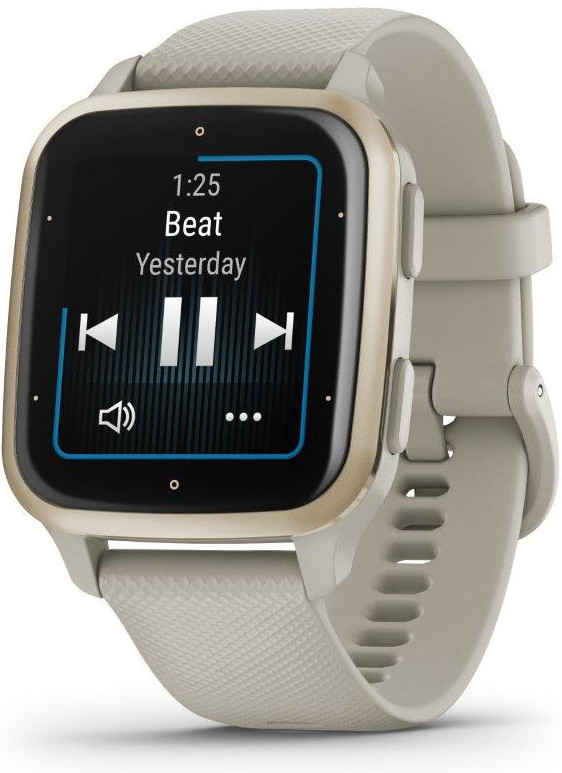 Watch Garmin Venu Sq 2 Music, Cream Gold / Grey Band